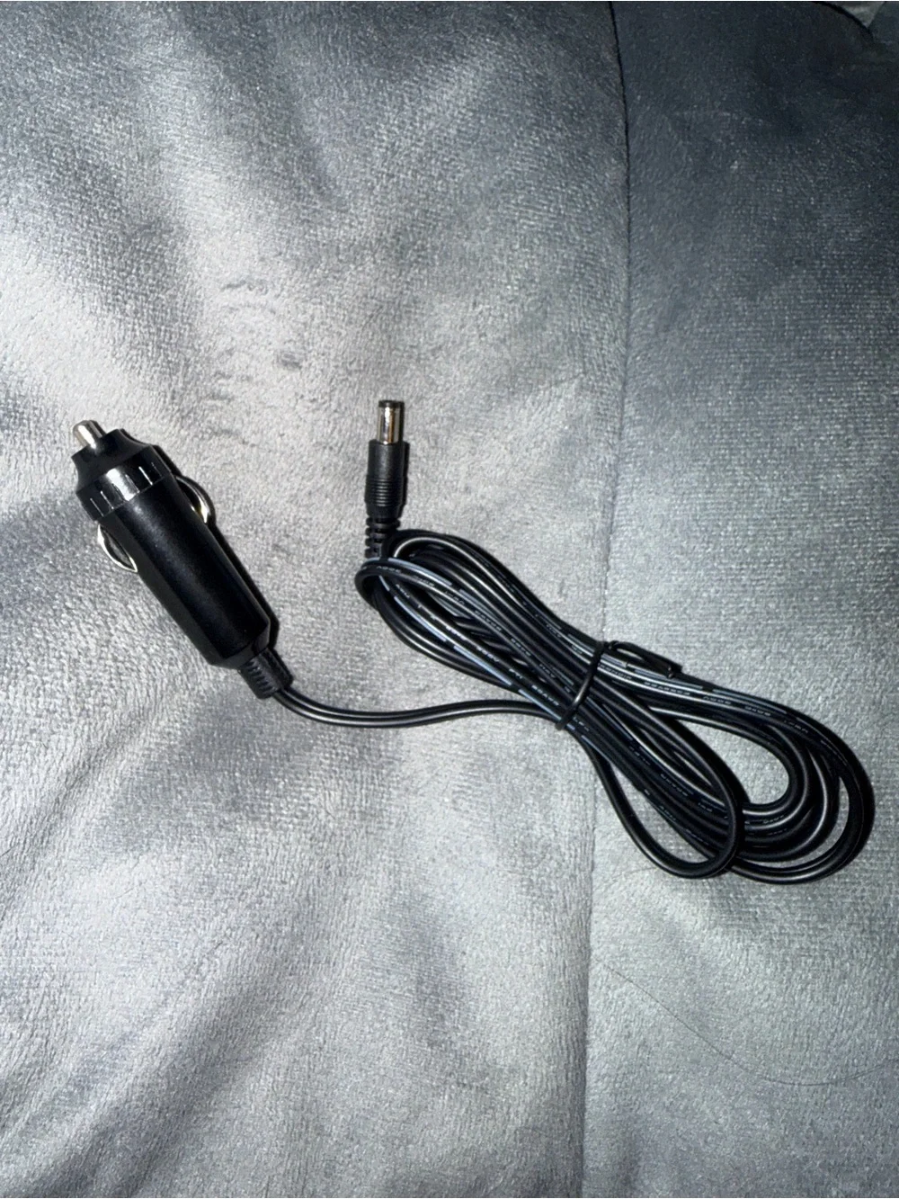 Car Adapter 12V Cigarette Lighter Cable for Portable Electronics with Fork Jack